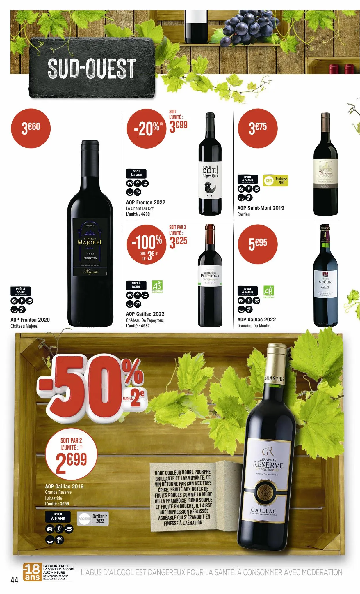 Catalogue FOIRE AUX VINS, page 00044