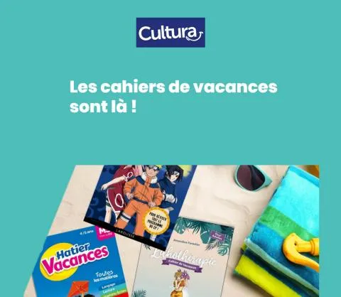 Les cahiers de vacances sont là !