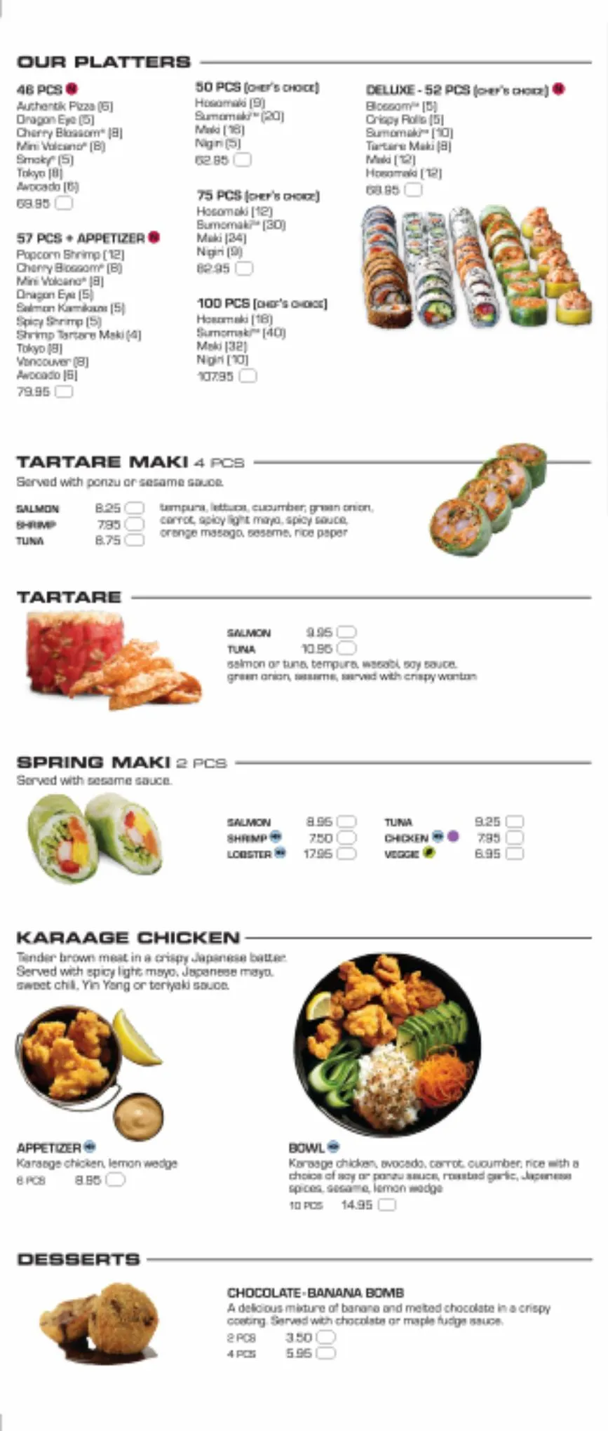 Catalogue Menu Sushi Shop , page 00003
