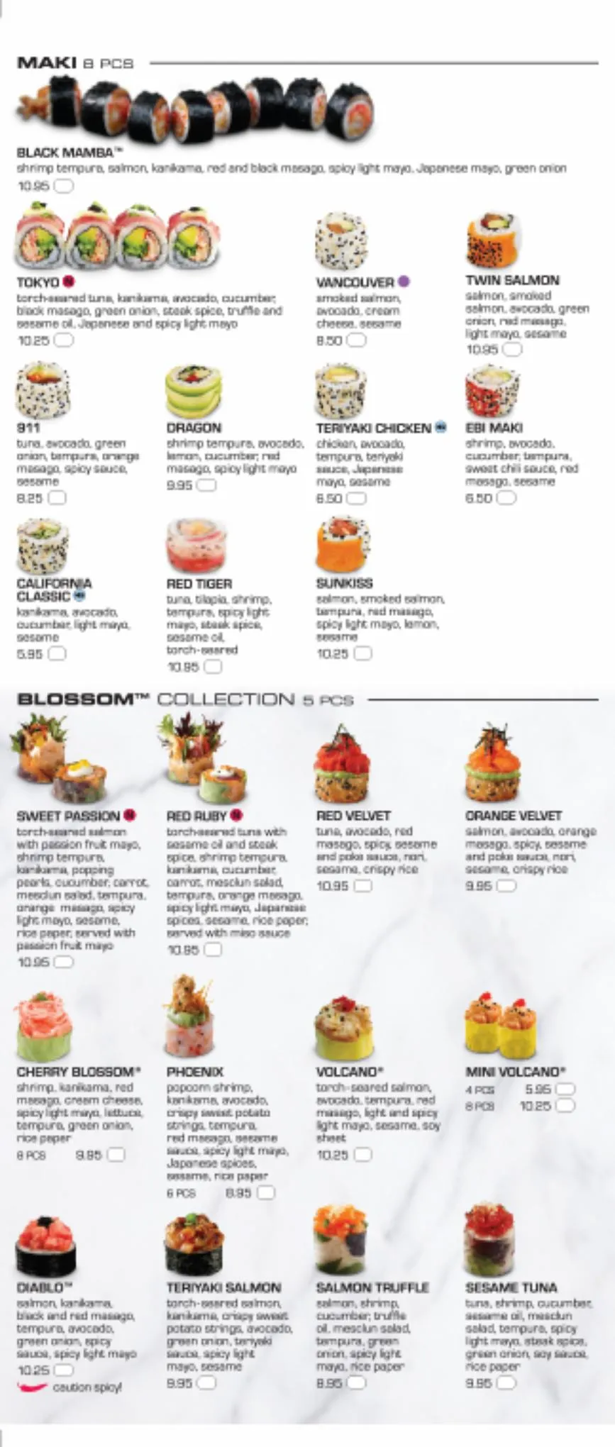 Catalogue Menu Sushi Shop , page 00005