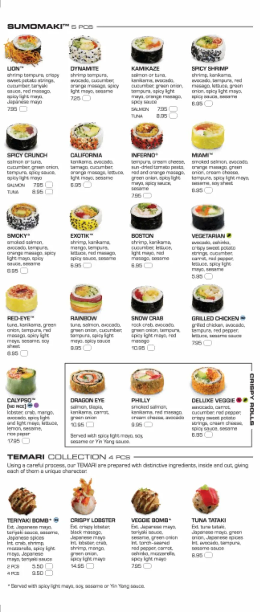 Catalogue Menu Sushi Shop , page 00006