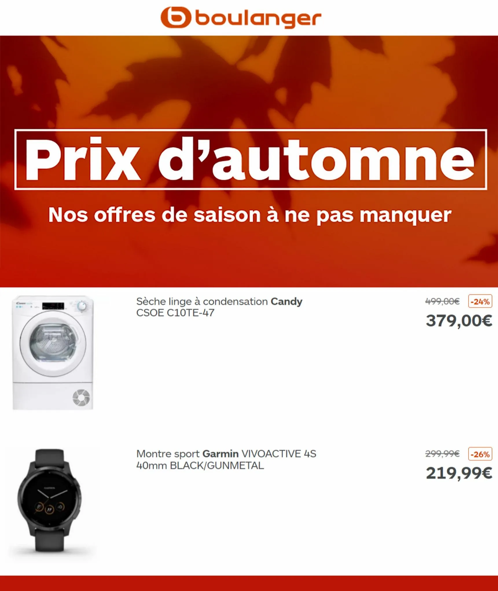Catalogue Prix d'automne!, page 00001