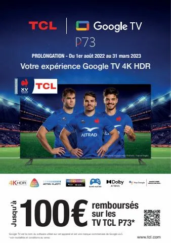 Votre expérience Google TV 4K HDR