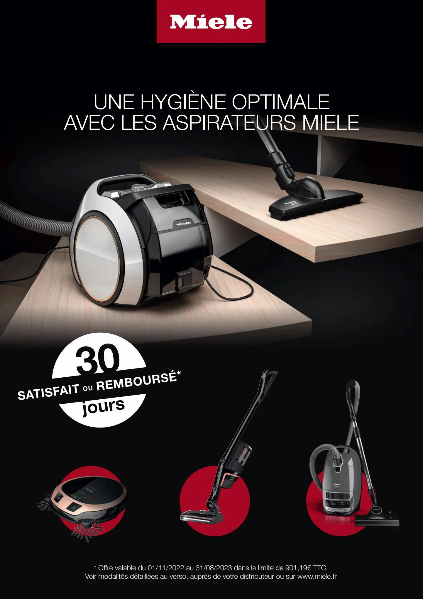 Catalogue UNE HYGIÈNE OPTIMALE AVEC LES ASPIRATEURS MIELE, page 00001