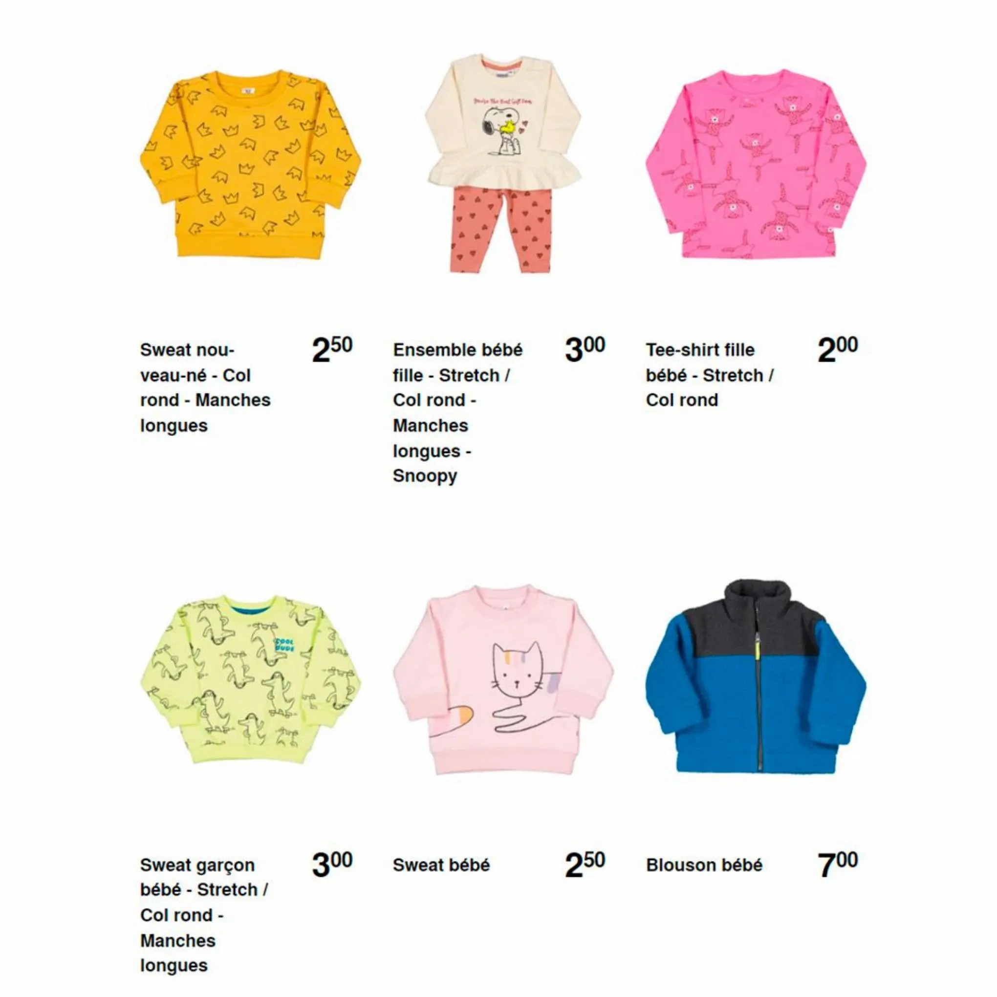 Catalogue Offre spéciale sur tous les vêtements, page 00002