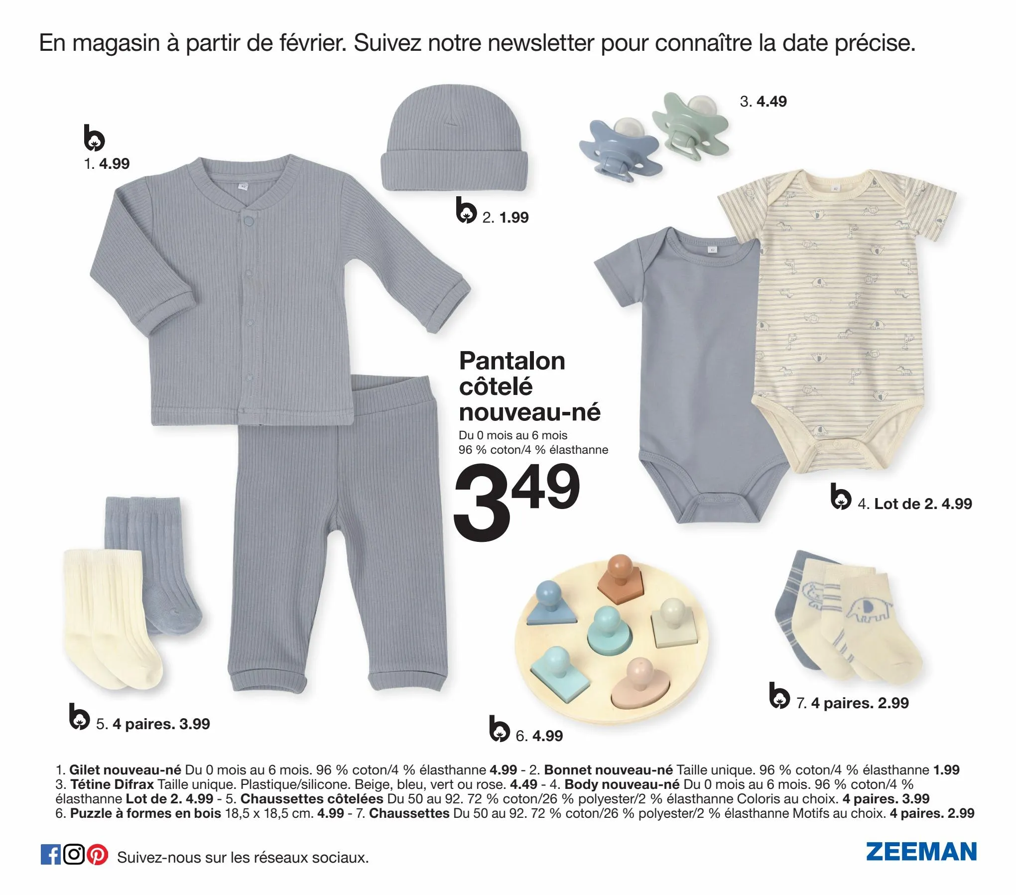 Catalogue Collection de vêtements pour bébés, page 00009