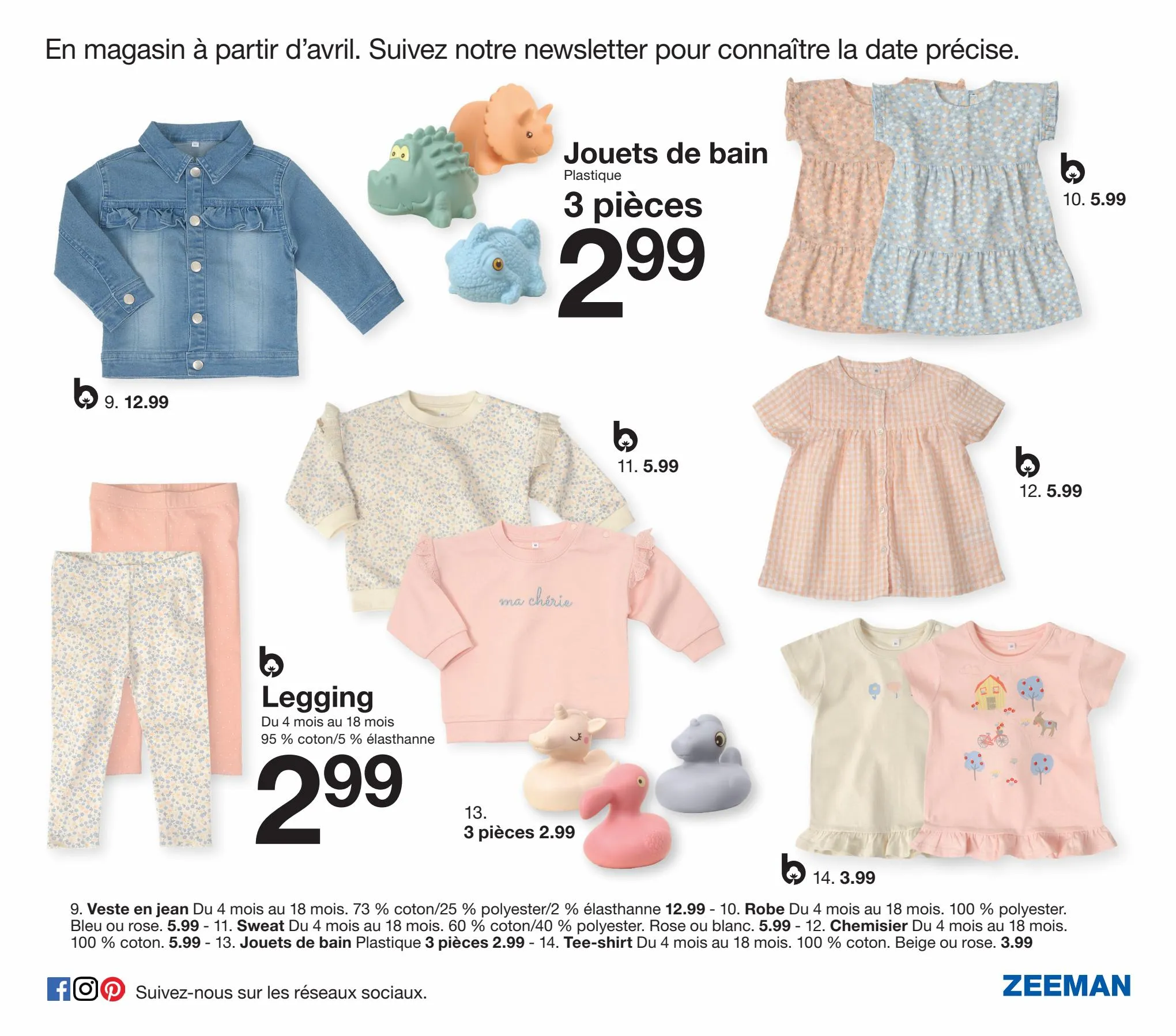 Catalogue Collection de vêtements pour bébés, page 00029