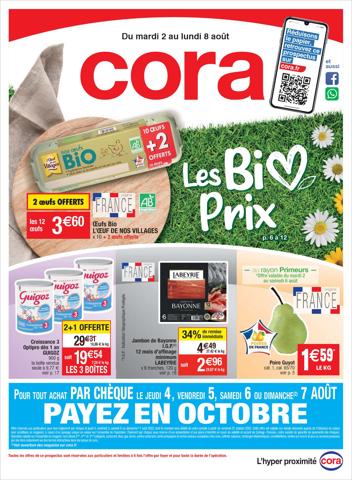 Catalogue Cora | Les bio prix | 02/08/2022 - 08/08/2022