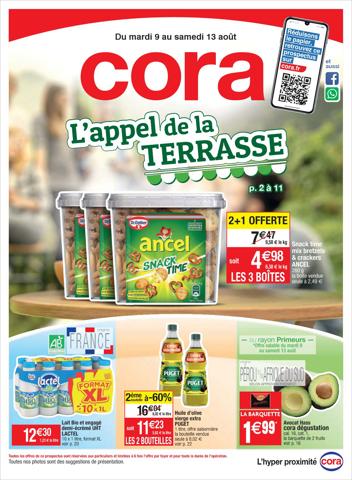 Catalogue Cora à Strasbourg | L'appel de la terrasse | 09/08/2022 - 15/08/2022