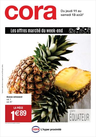 Catalogue Cora à Rennes | Les offres marché du week-end | 11/08/2022 - 13/08/2022