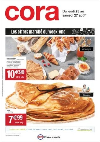 Les offres marché du week-end