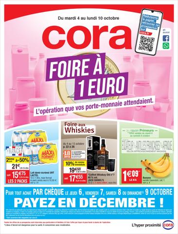 Catalogue Cora | Foire à 1 euro | 04/10/2022 - 10/10/2022