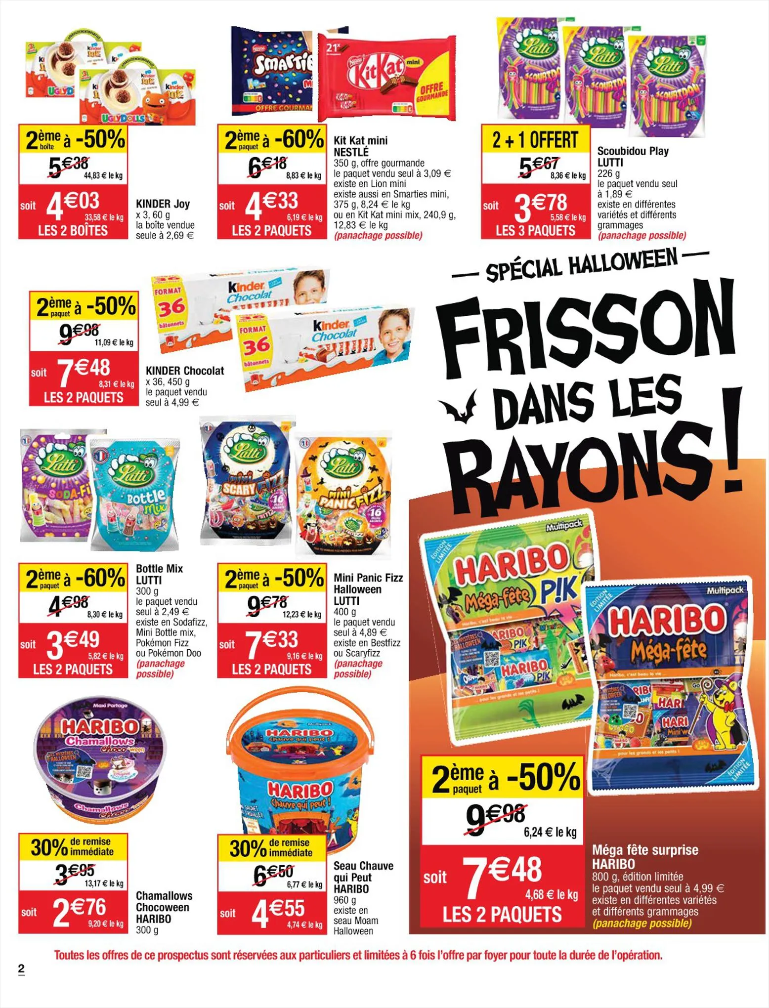 Catalogue Frisson dans les rayons !, page 00002