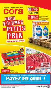 Catalogue Cora à Villeneuve-d'Ascq | Gros Volumes = Petits Prix | 20/01/2023 - 04/02/2023