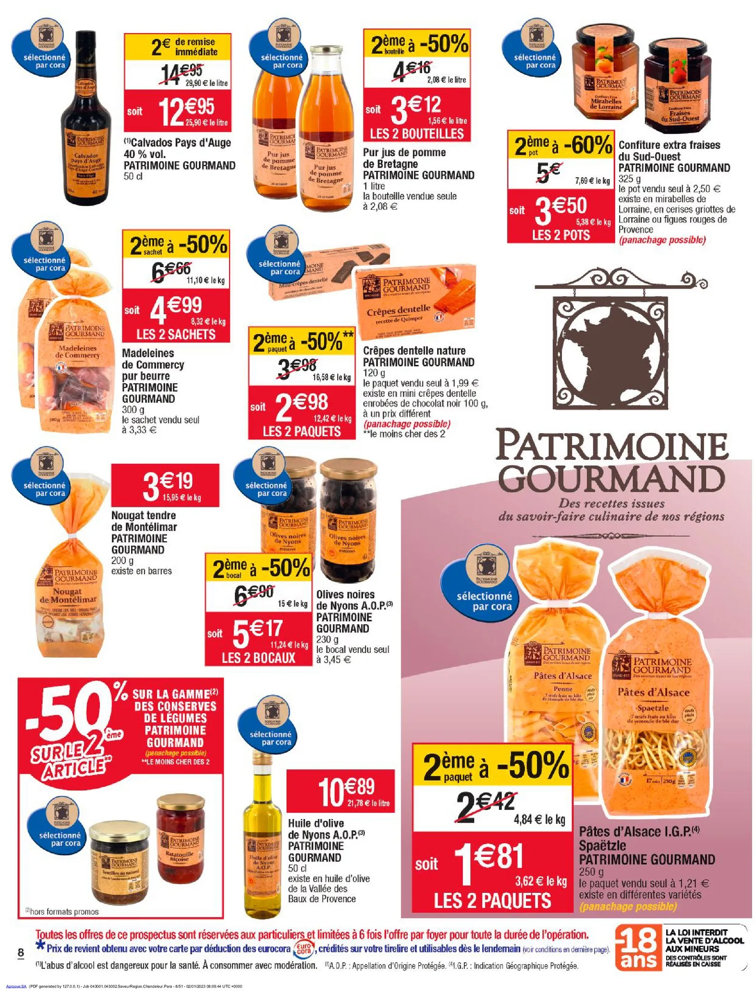 Catalogue SAVEURS REGION - CHANDELEUR 1 	, page 00008