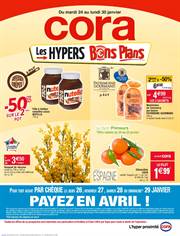 Catalogue Cora à Dijon | SAVEURS REGION - CHANDELEUR 1 	 | 24/01/2023 - 30/01/2023