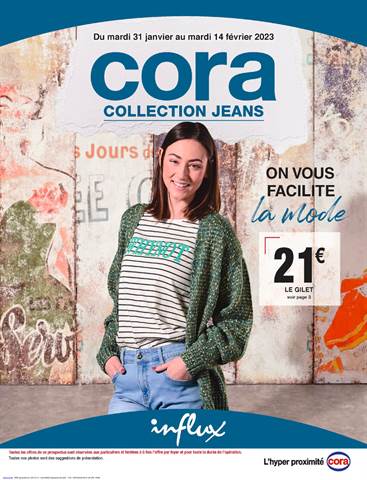 Catalogue Cora à Lille | Collection Jeans | 31/01/2023 - 14/02/2023