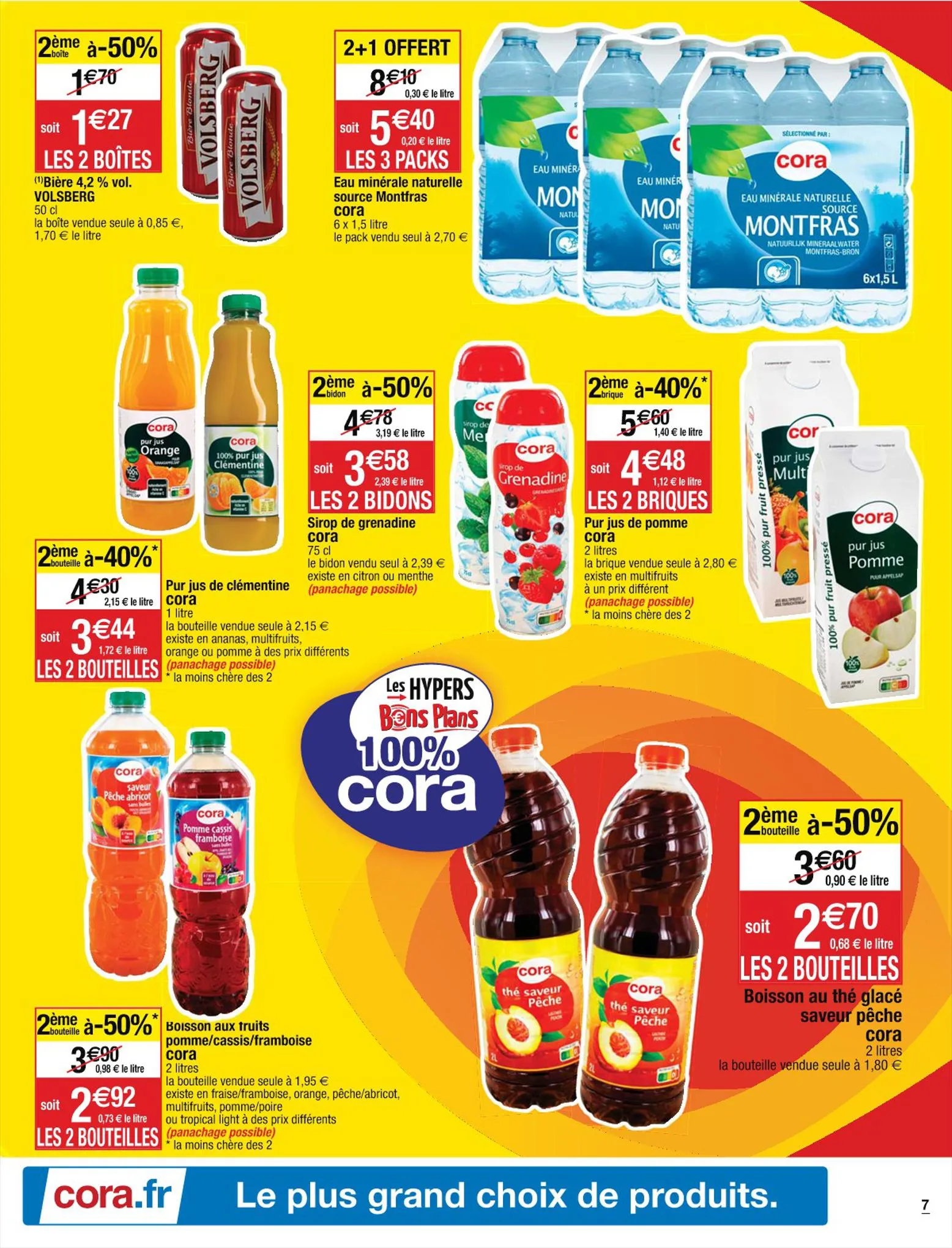 Catalogue Les hypers bons plans 100% Cora, page 00007