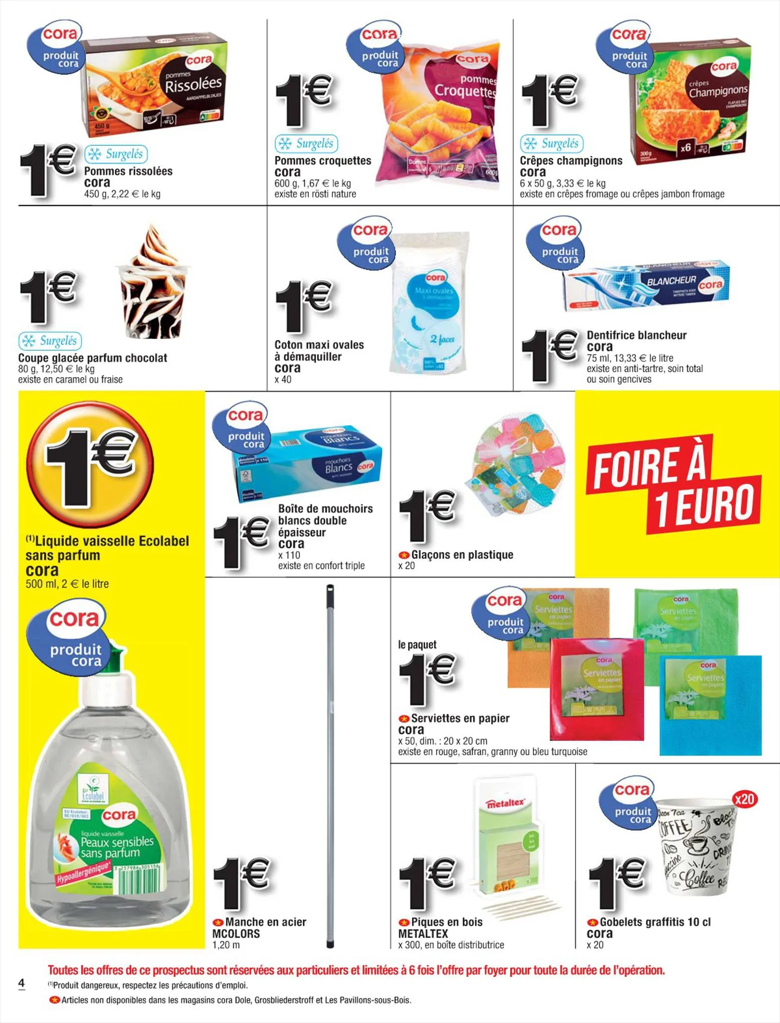 Catalogue Foire à 1 euro / 2 euros, une pluie d'offres !, page 00004
