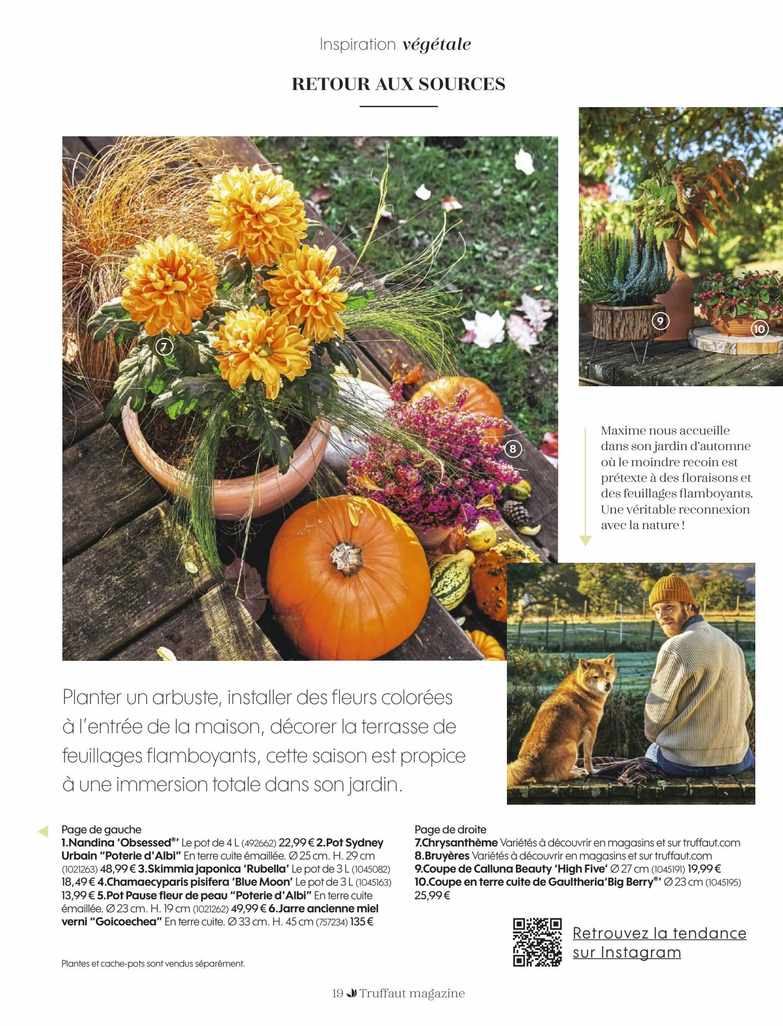 Catalogue Truffaut magazine Automne 2022, page 00019