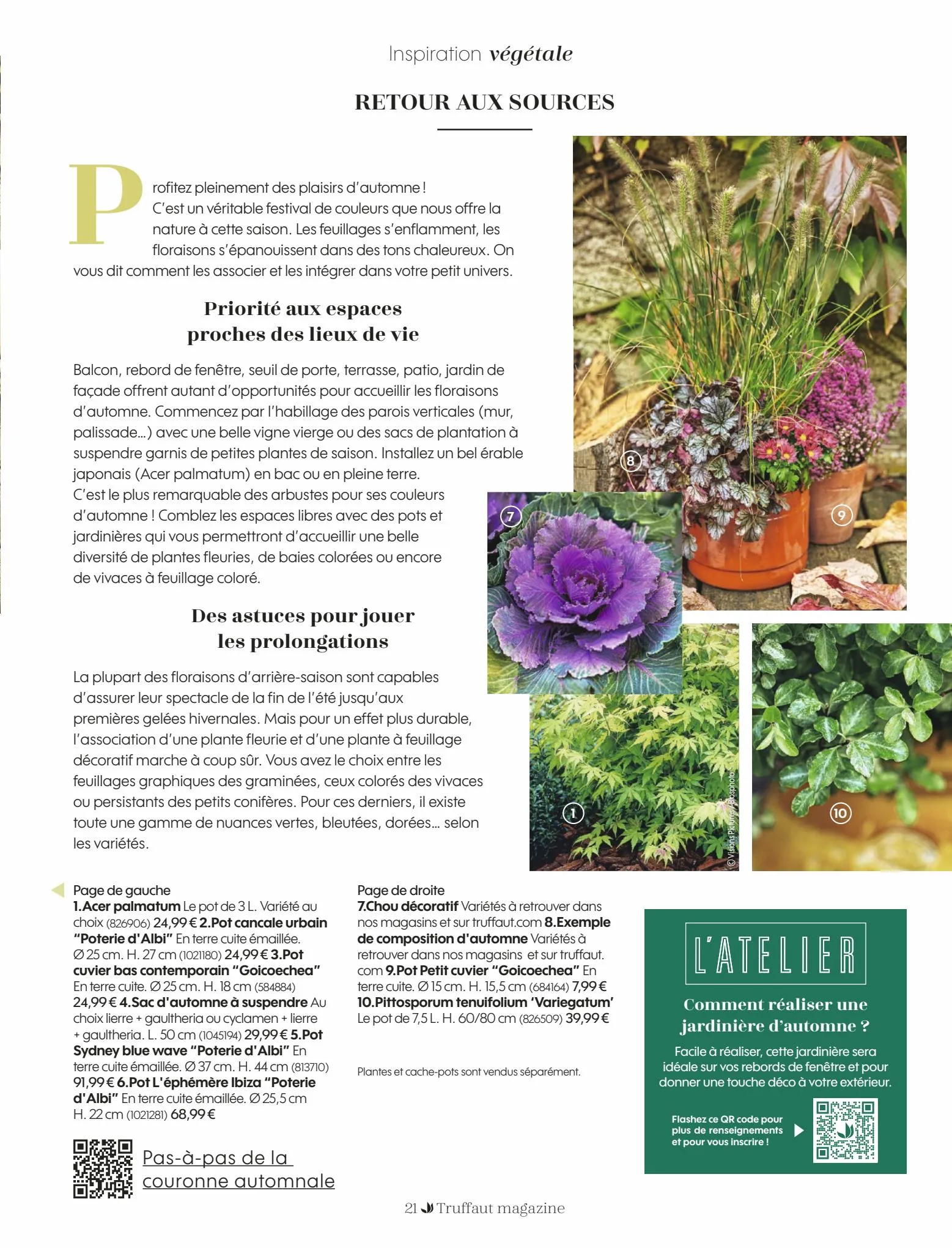 Catalogue Truffaut magazine Automne 2022, page 00021