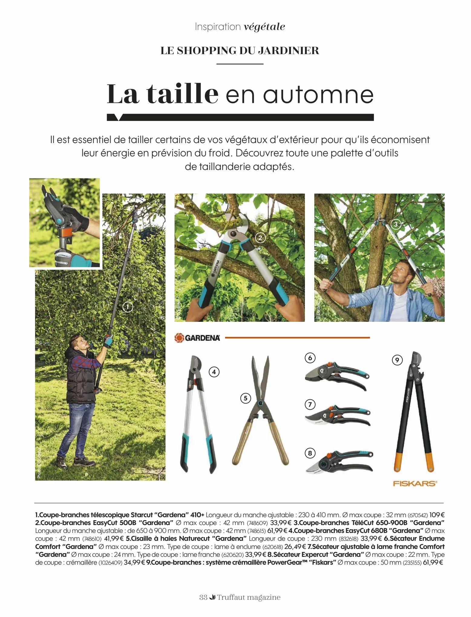 Catalogue Truffaut magazine Automne 2022, page 00033