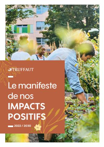 Catalogue Truffaut | Le manifeste de nos IMPACTS POSITIFS | 27/12/2022 - 31/01/2023