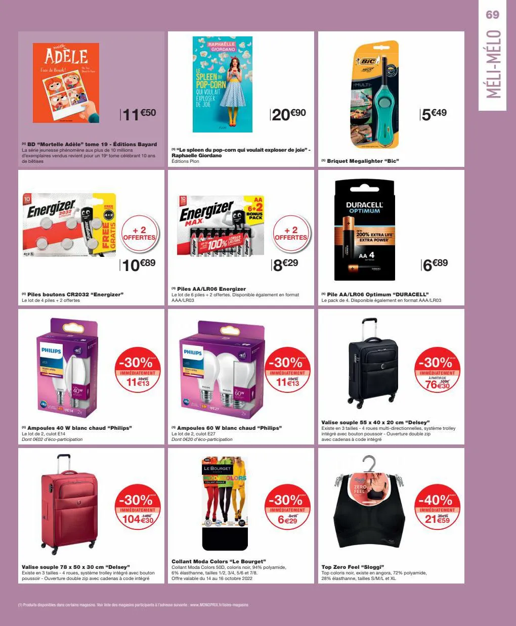 Catalogue Monoprix promotions, page 00069