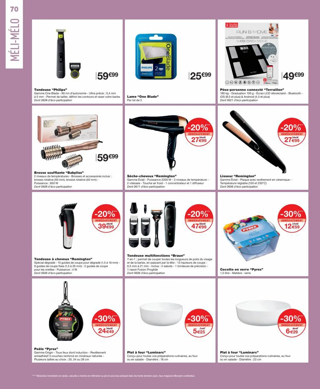 Catalogue Monoprix promotions, page 00070