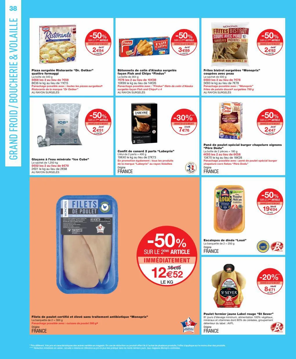 Catalogue -50% sur le 2eme article sur une selection de produits, page 00038