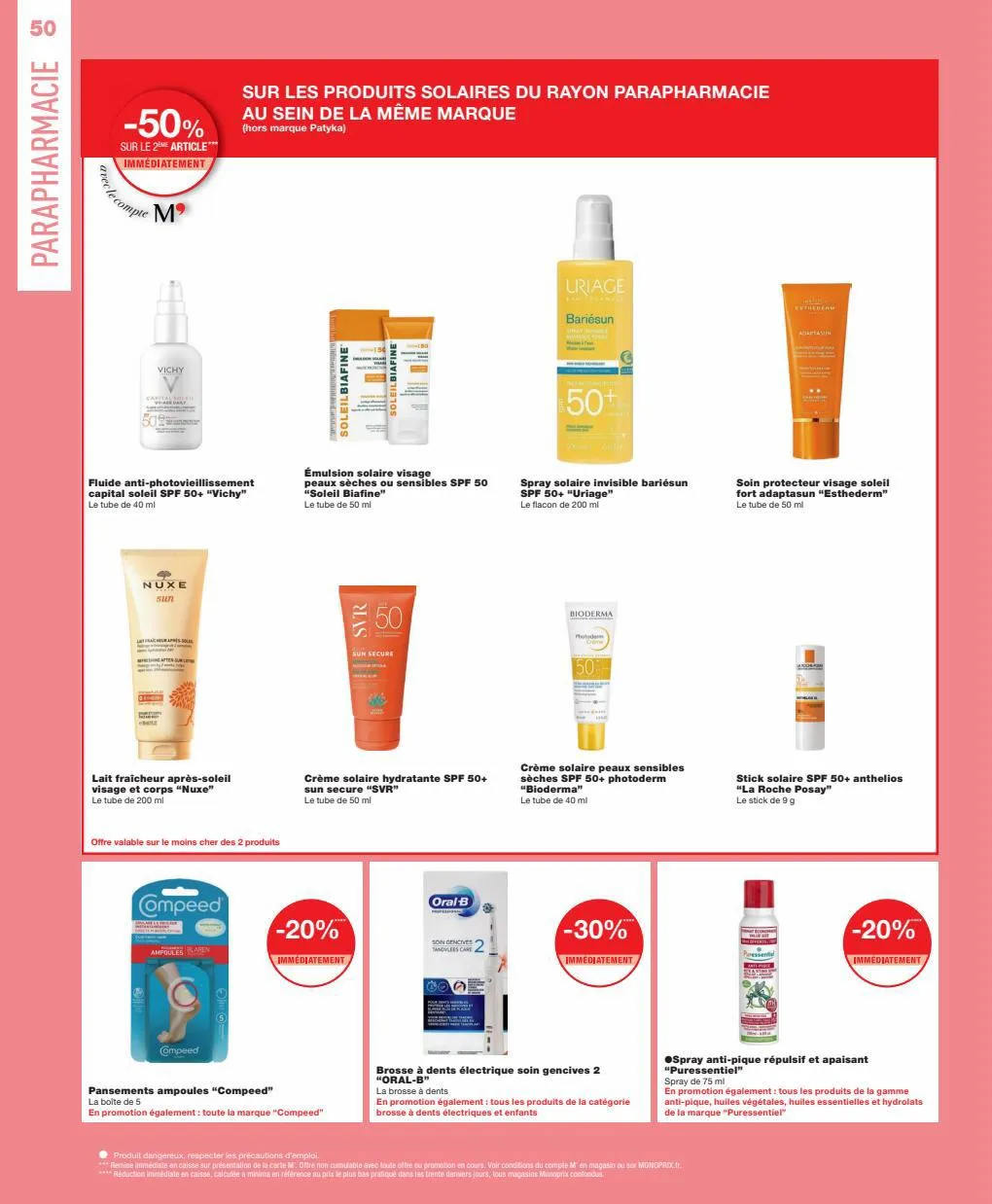 Catalogue -50% sur le 2eme article sur une selection de produits, page 00050