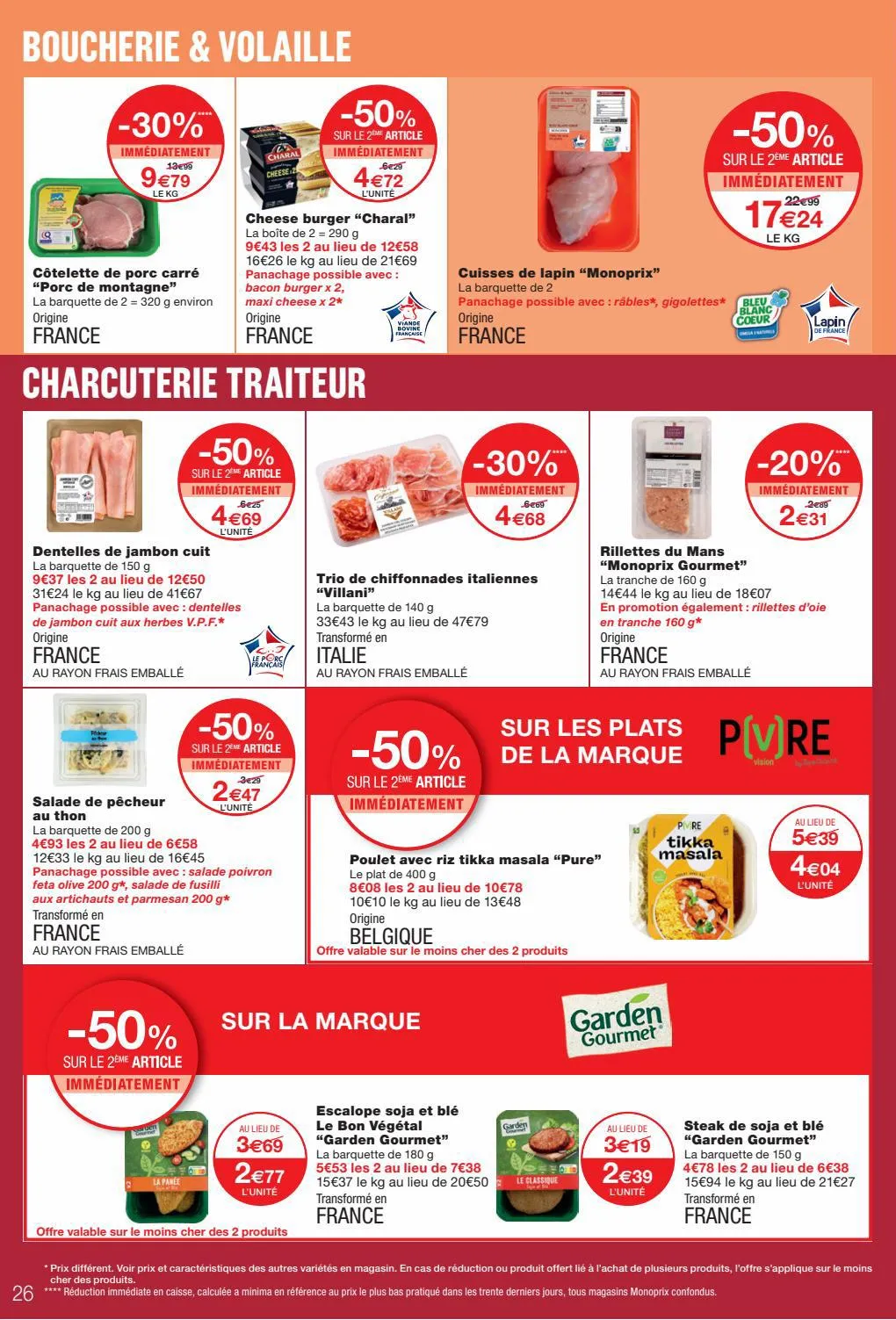 Catalogue -50% sur le 2eme article Monop', page 00026