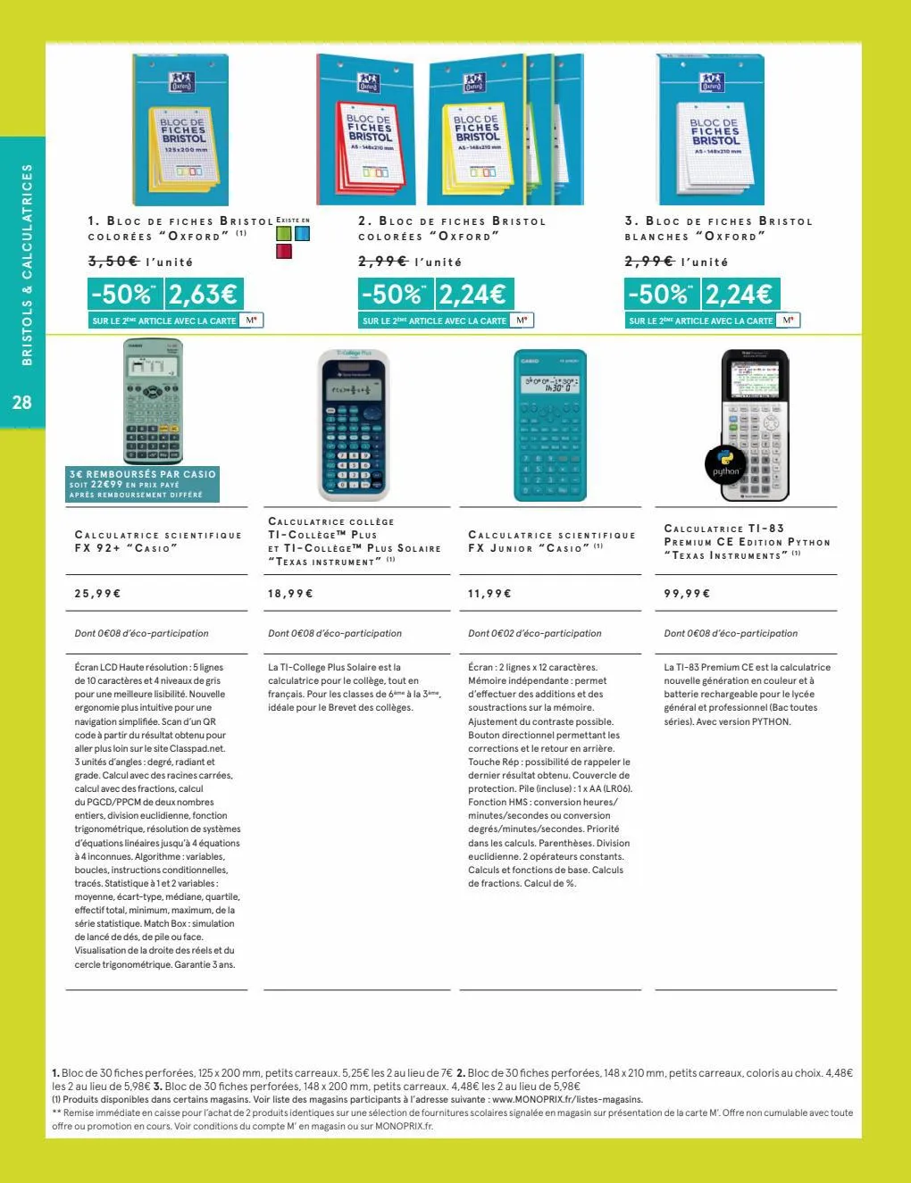 Catalogue LA RENTRÉE DES CLASSES, page 00028