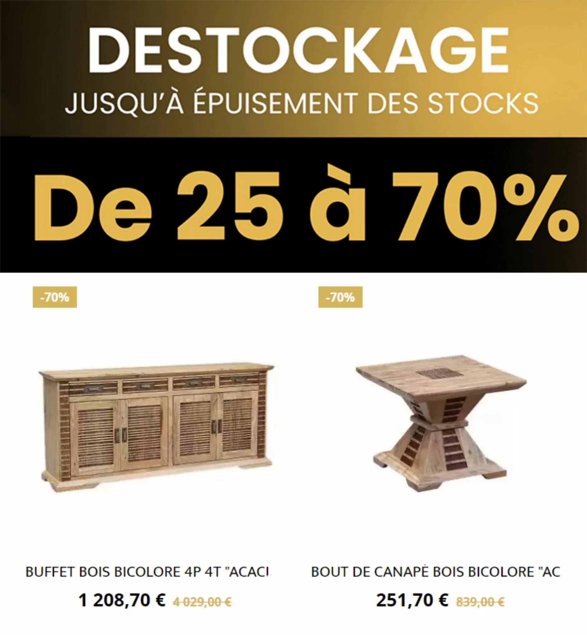 Catalogue JUSQU'À 70%, page 00002