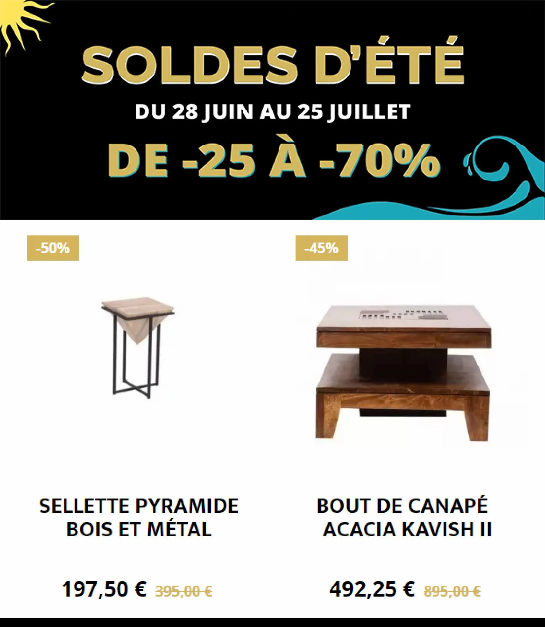 Catalogue SOLDES D'ÉTÉ DE -25 À -70%, page 00003