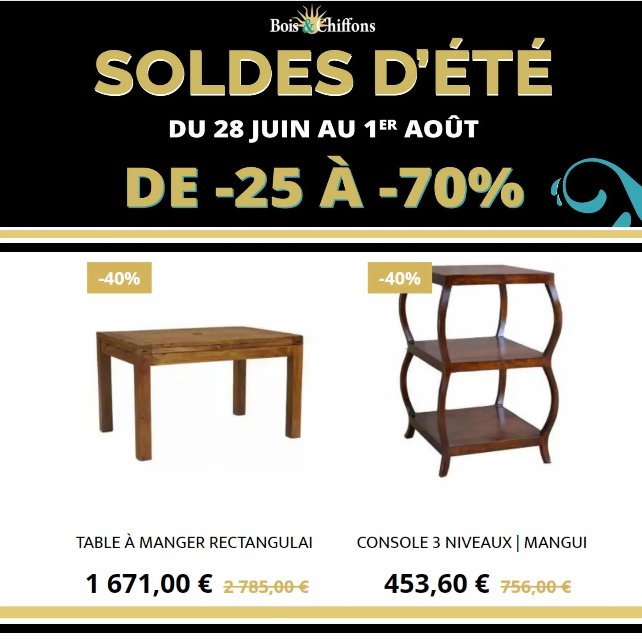 Catalogue Bois & Chiffons Soldes, page 00001