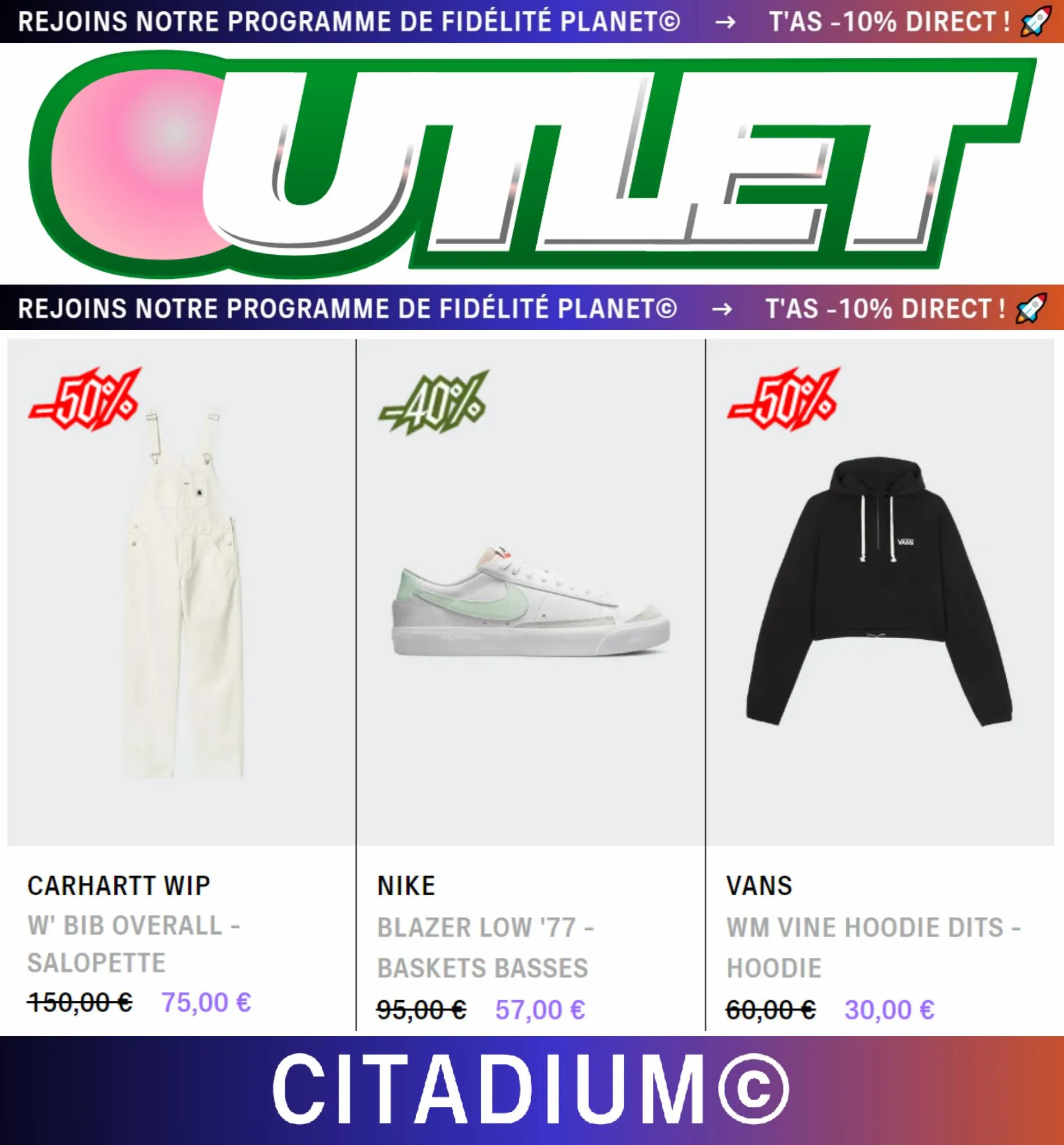 Catalogue Citadium Outlet, page 00004