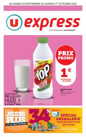 Catalogue U Express à Montbéliard | FOIRE AUX PETITS PRIX | 20/09/2022 - 01/10/2022