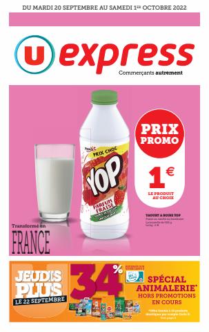 Catalogue U Express à Serris | FOIRE AUX PETITS PRIX | 20/09/2022 - 01/10/2022