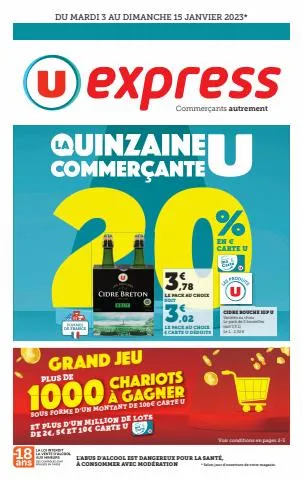 La quinzaine commerçante U