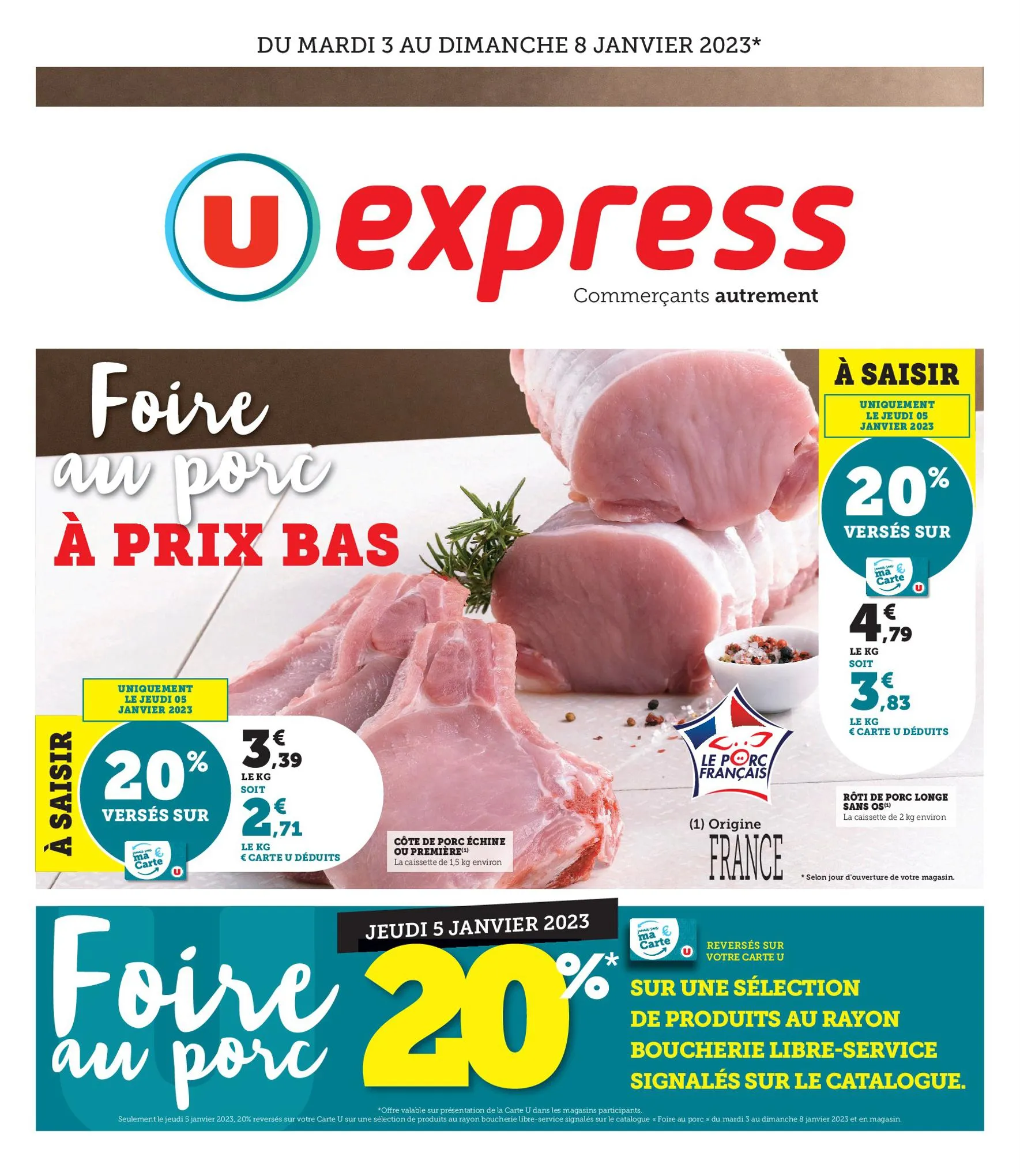 Catalogue FOIRE AU PORC À PRIX BAS!, page 00001