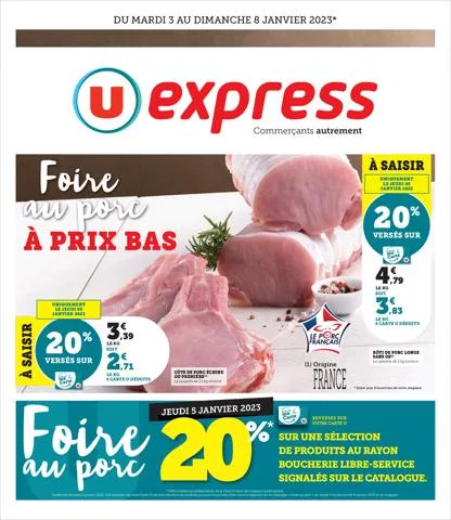 FOIRE AU PORC À PRIX BAS!