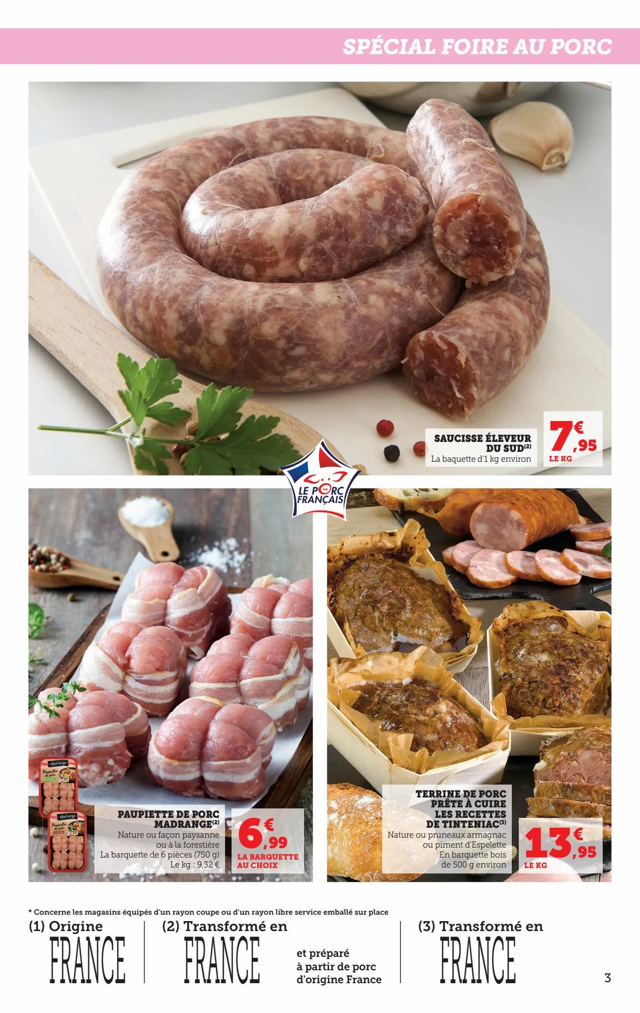 Catalogue Foix au porc à prix bas, page 00003