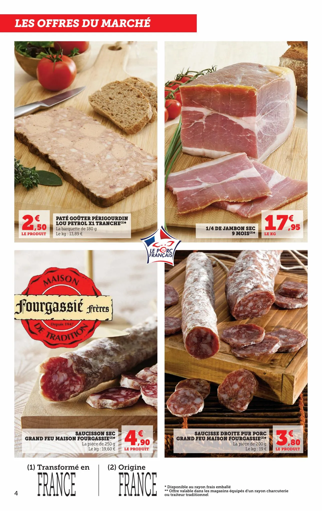 Catalogue Foix au porc à prix bas, page 00004