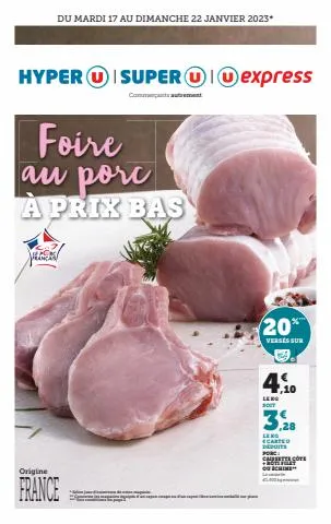 Foix au porc à prix bas