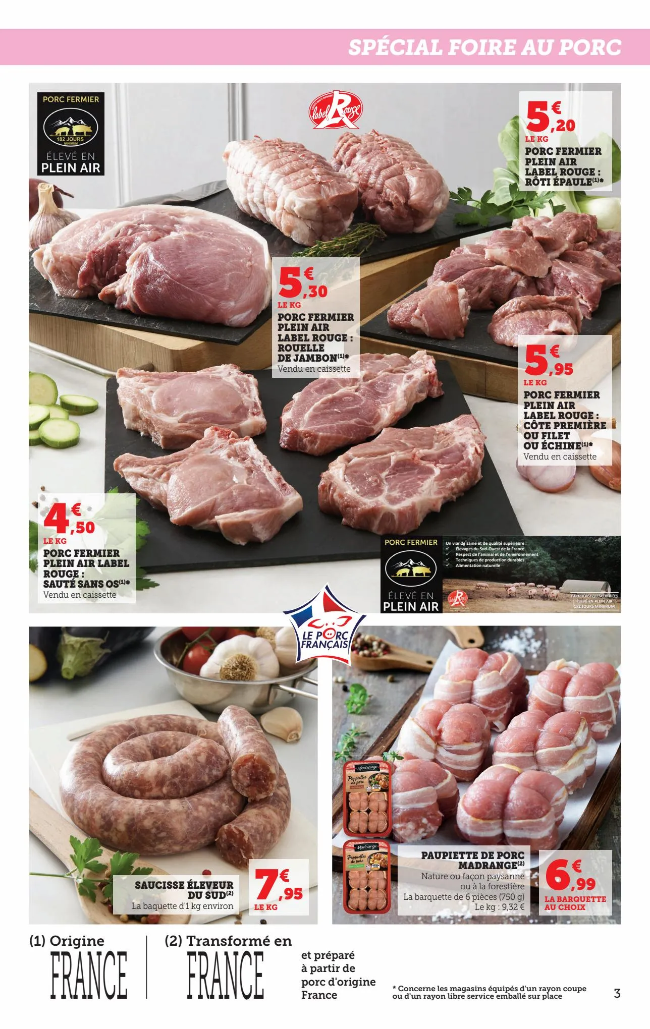 Catalogue Foix au porc à prix bas, page 00003