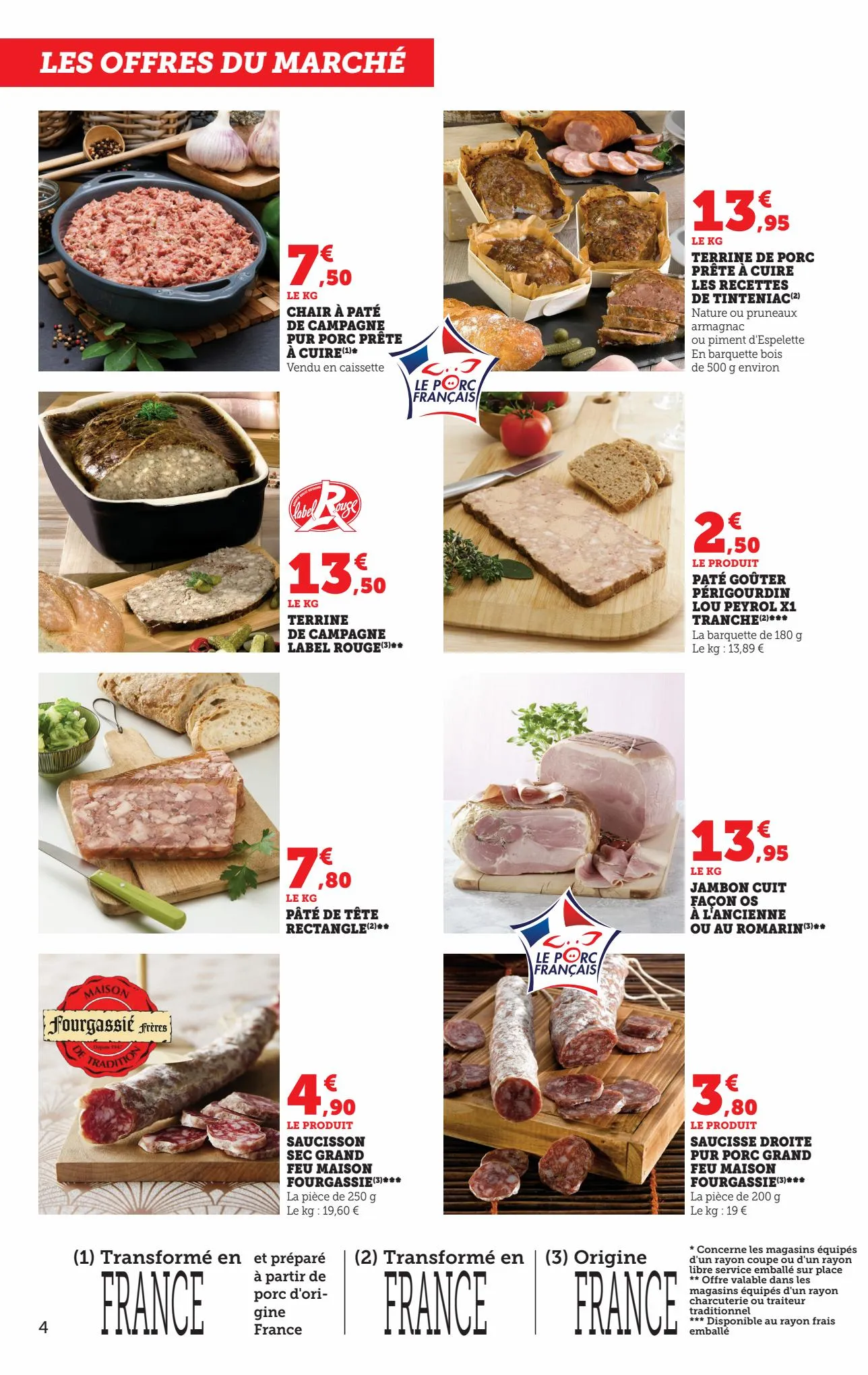 Catalogue Foix au porc à prix bas, page 00004