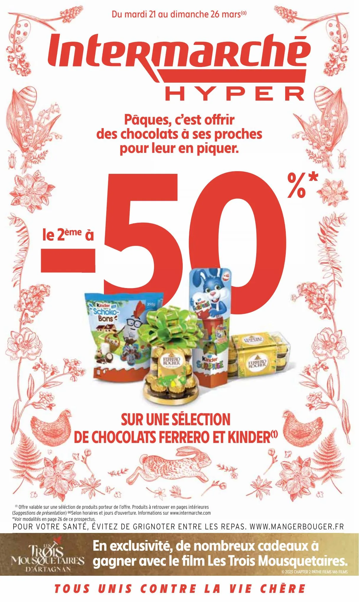 Catalogue -50% sur une selection de chocolats Kinder et Ferrero, page 00001