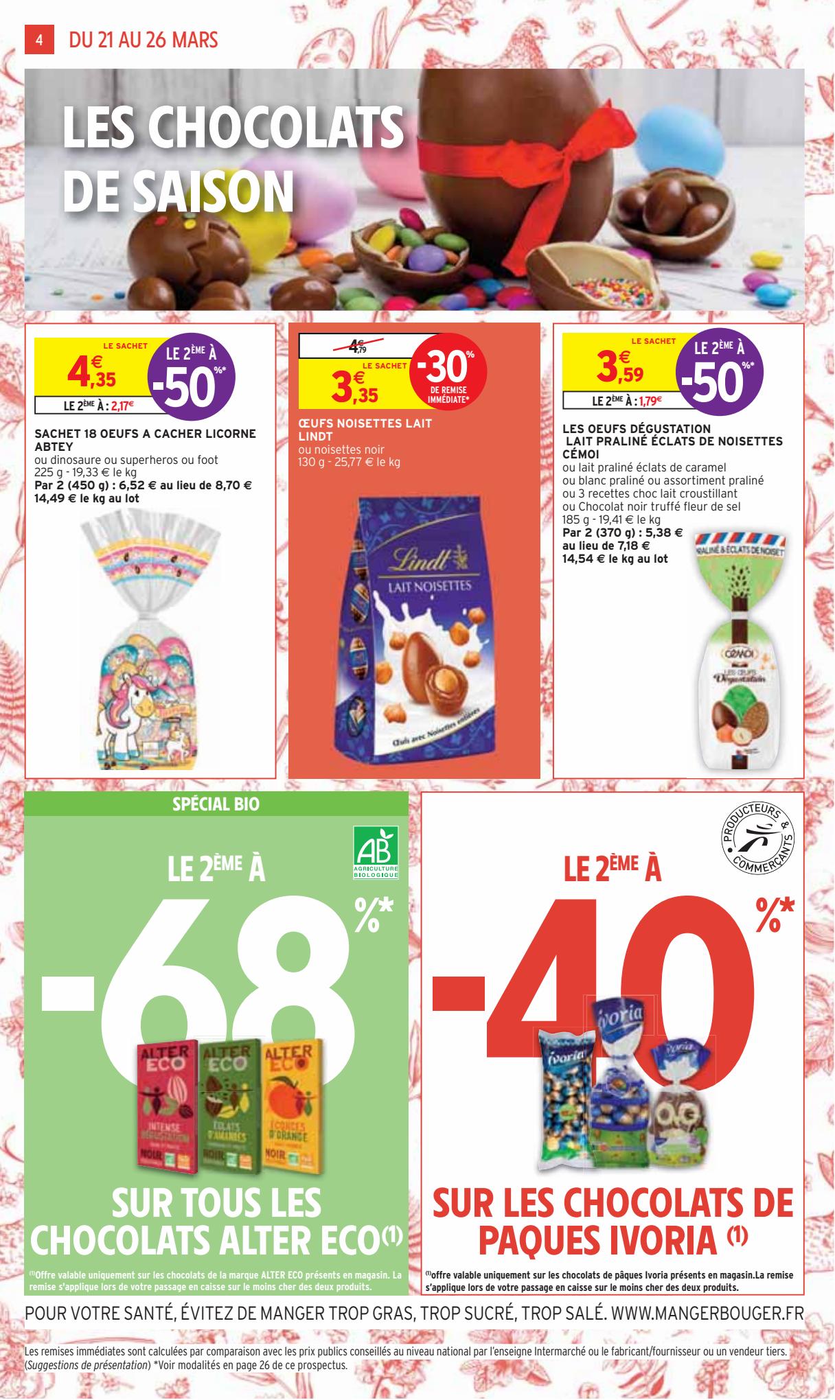 Catalogue -50% sur une selection de chocolats Kinder et Ferrero, page 00004