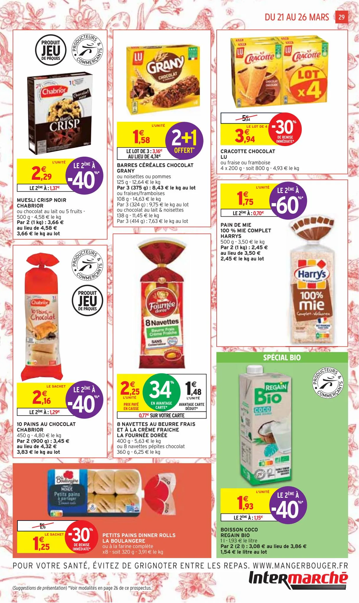 Catalogue -50% sur une selection de chocolats Kinder et Ferrero, page 00029